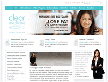 Tablet Screenshot of clearmedicine.com